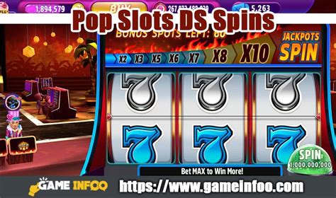  how to use free ds spins on pop slots